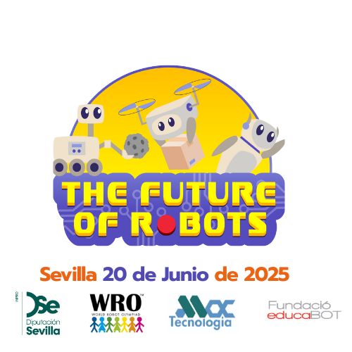 Sevilla 20 de Junio de 2025 logo wro 8 de junio Olimpiada de robótica educativa en Sevilla